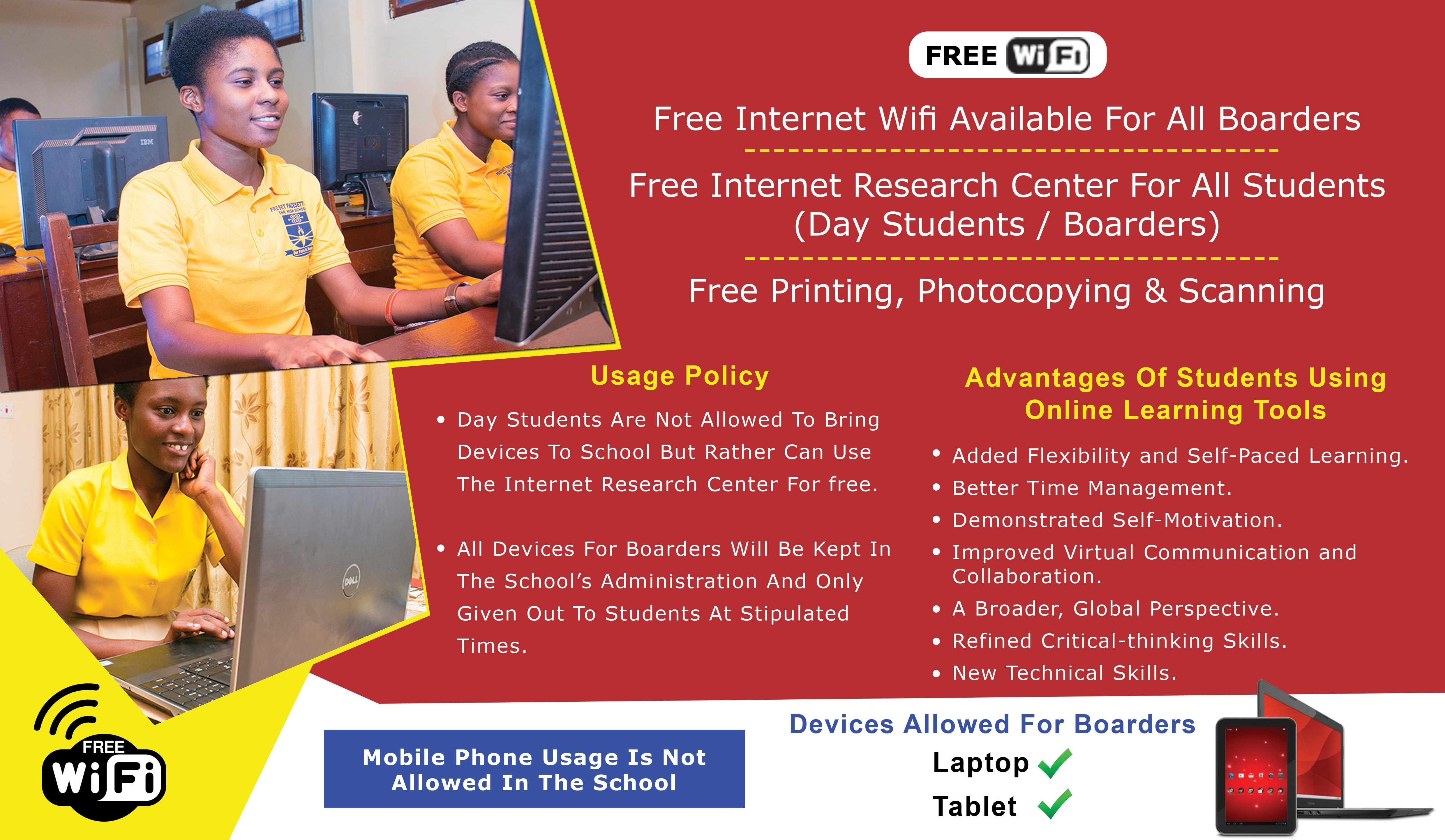 FREE INTERNET WIFI